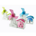 Multi Function Computer USB Windmill Mini Fan With Pen Holder